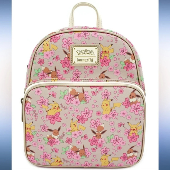 Loungefly Pokemon Pikachu & Eevee Backpack - Picture 1 of 12